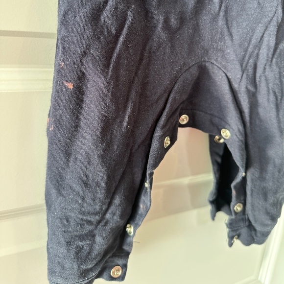 Vintage Roots Canada Toddler Onesie Navy Blue Snap Closure About Size 12 months - Picture 6 of 8